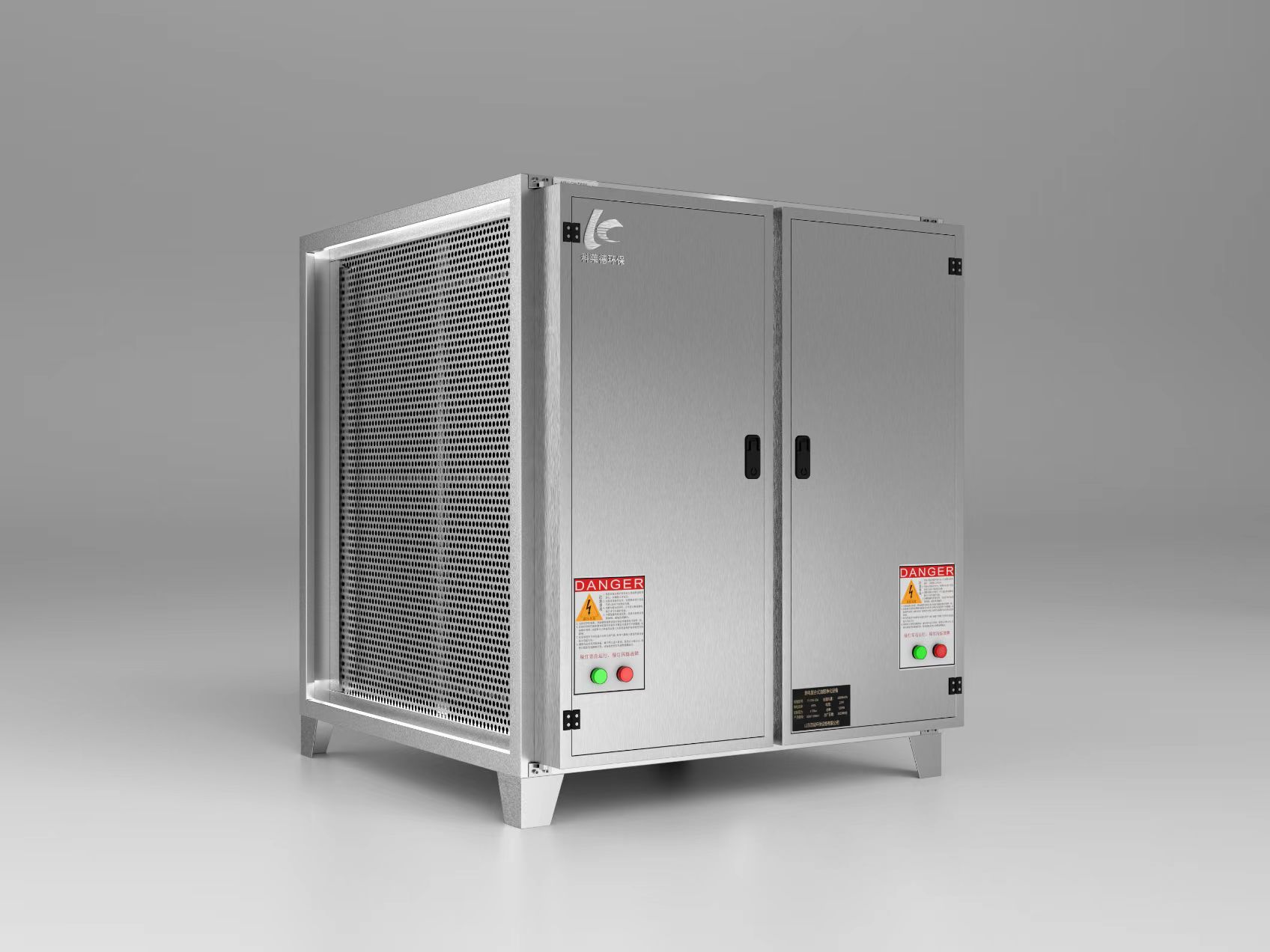 高空油烟净化器压缩后